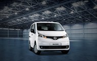 White NV200 in empty warehouse