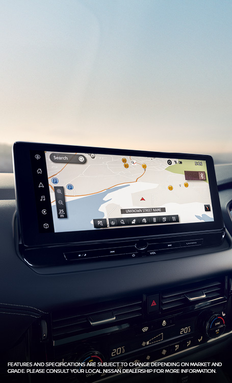 Qashqai Dash Touch screen