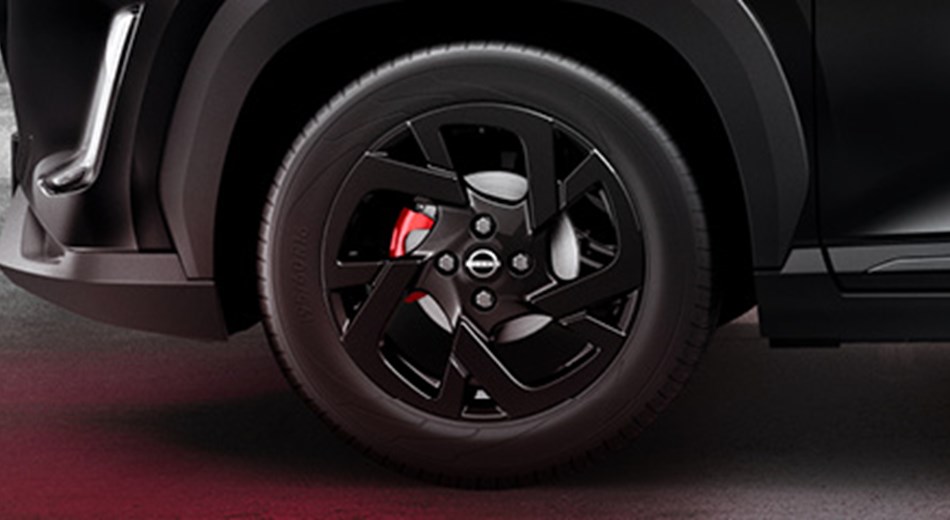 Nissan Magnite Kuro Alloy wheels