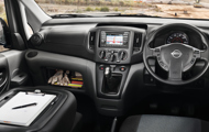 Interior dash view Nissan NV200
