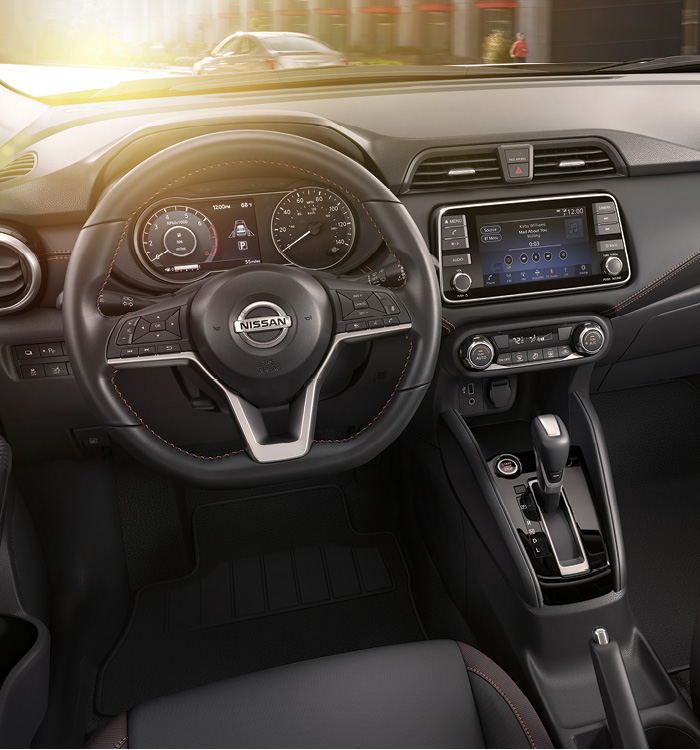 Nissan Sunny Dash area featuring tech